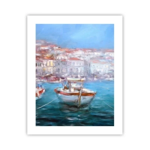 Póster - Bahía italiana - 40x50 cm