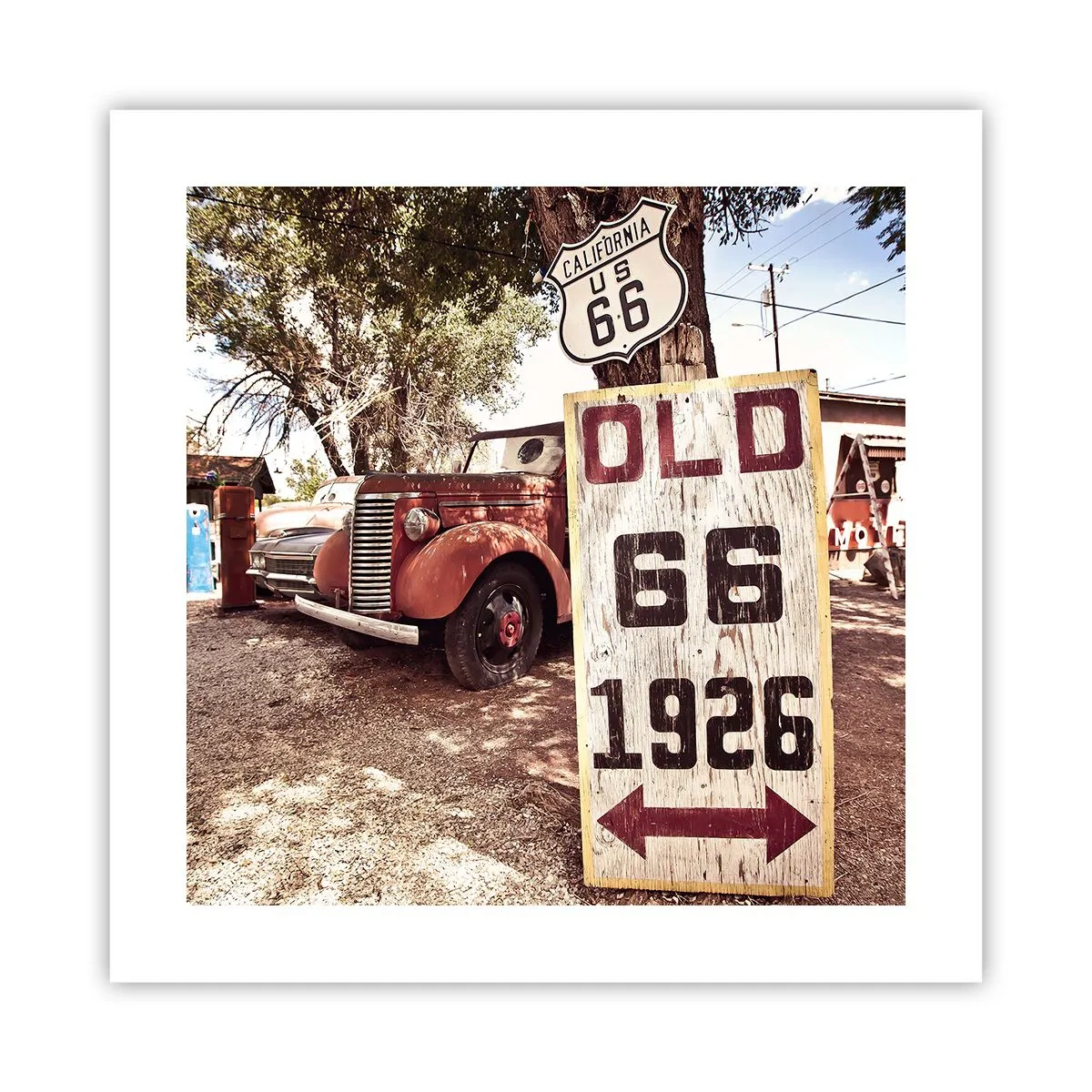 Póster - Una leyenda de la América profunda - 40x40 cm