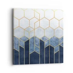 Cuadro sobre lienzo - Impresión de Imagen - Composición rítmica visual - 40x40 cm