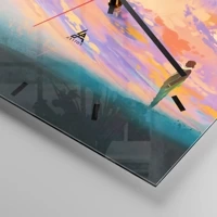 Esfera sin numeración, con rayas