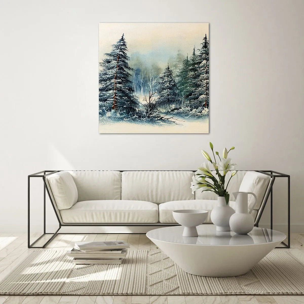 Cuadro sobre vidrio - Impresiones sobre Vidrio - Preparados para la Navidad - 30x30 cm