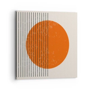 Cuadro sobre lienzo - Impresión de Imagen - Siempre el sol - 70x70 cm