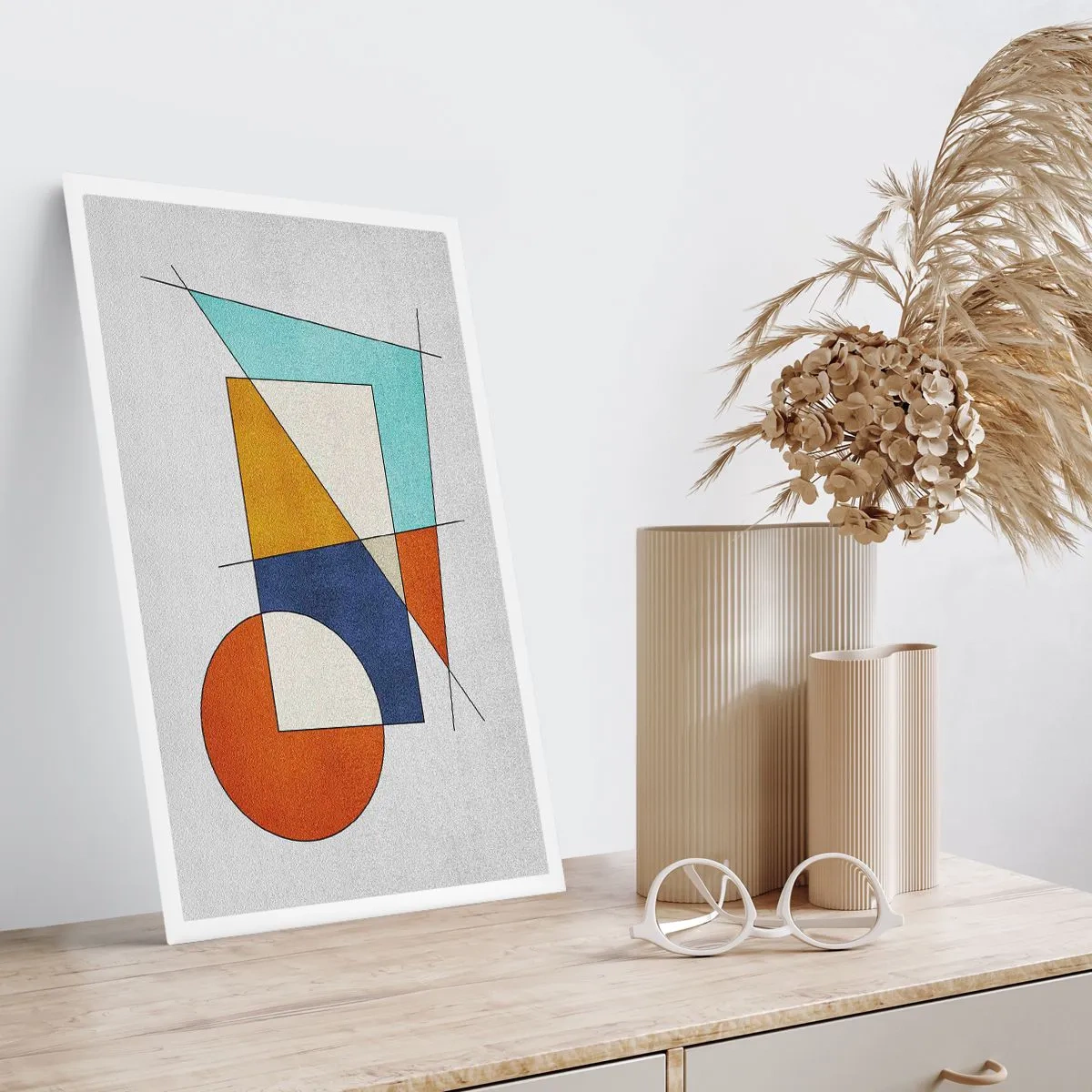 Póster - Abstracción: diversión modernista - 30x40 cm