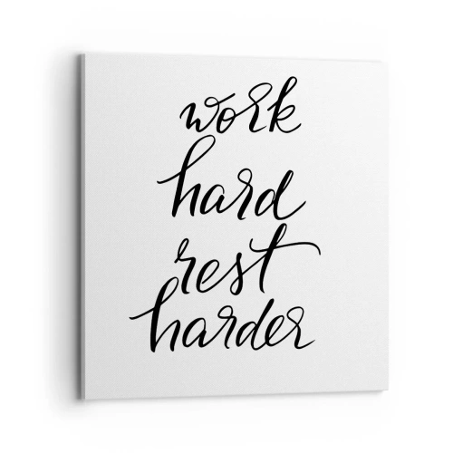 Cuadro sobre lienzo - Impresión de Imagen - Balance de vida - 70x70 cm