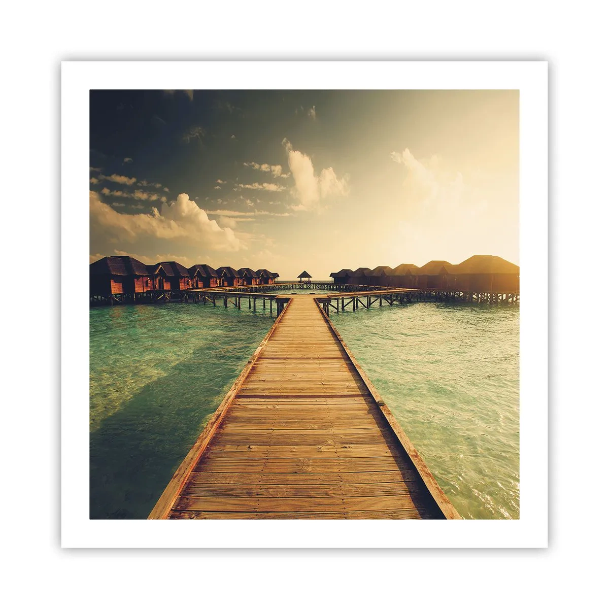 Póster - Una cálida invitación - 60x60 cm