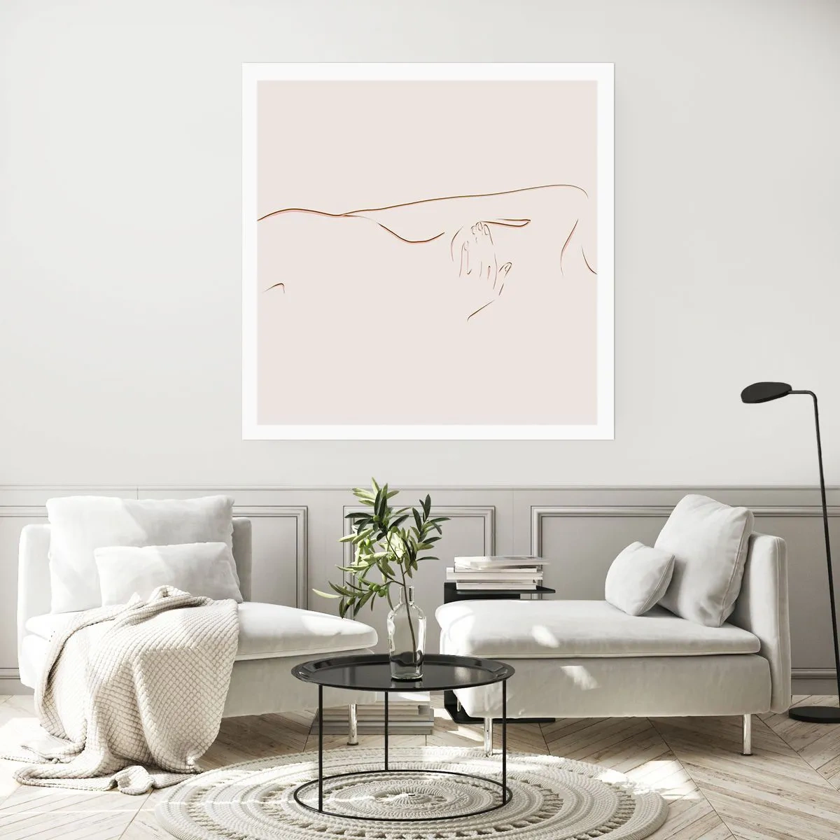 Póster - La forma del deseo - 40x40 cm