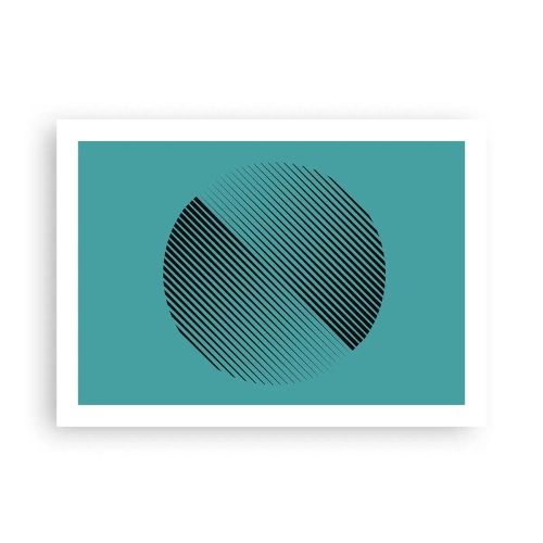 Póster - El círculo: una variación geométrica - 70x50 cm