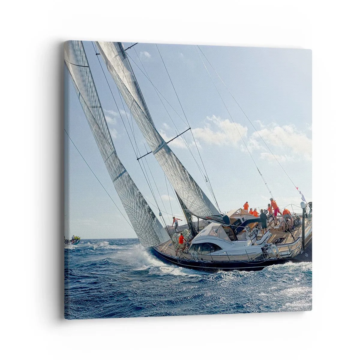 Cuadro sobre lienzo - Impresión de Imagen - Que gane el mejor - 40x40 cm