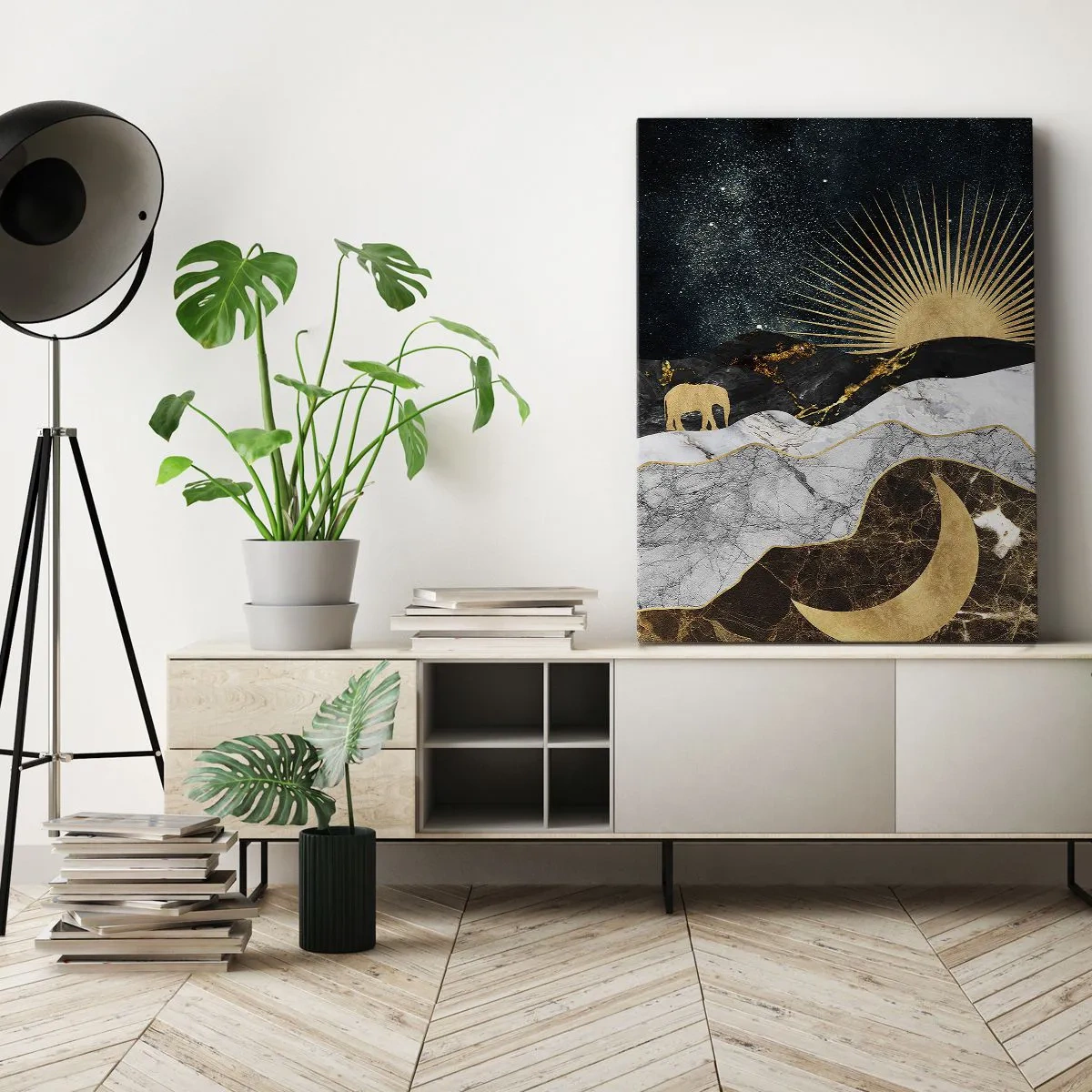 Cuadro sobre lienzo - Impresión de Imagen - Leyes eternas - 80x120 cm