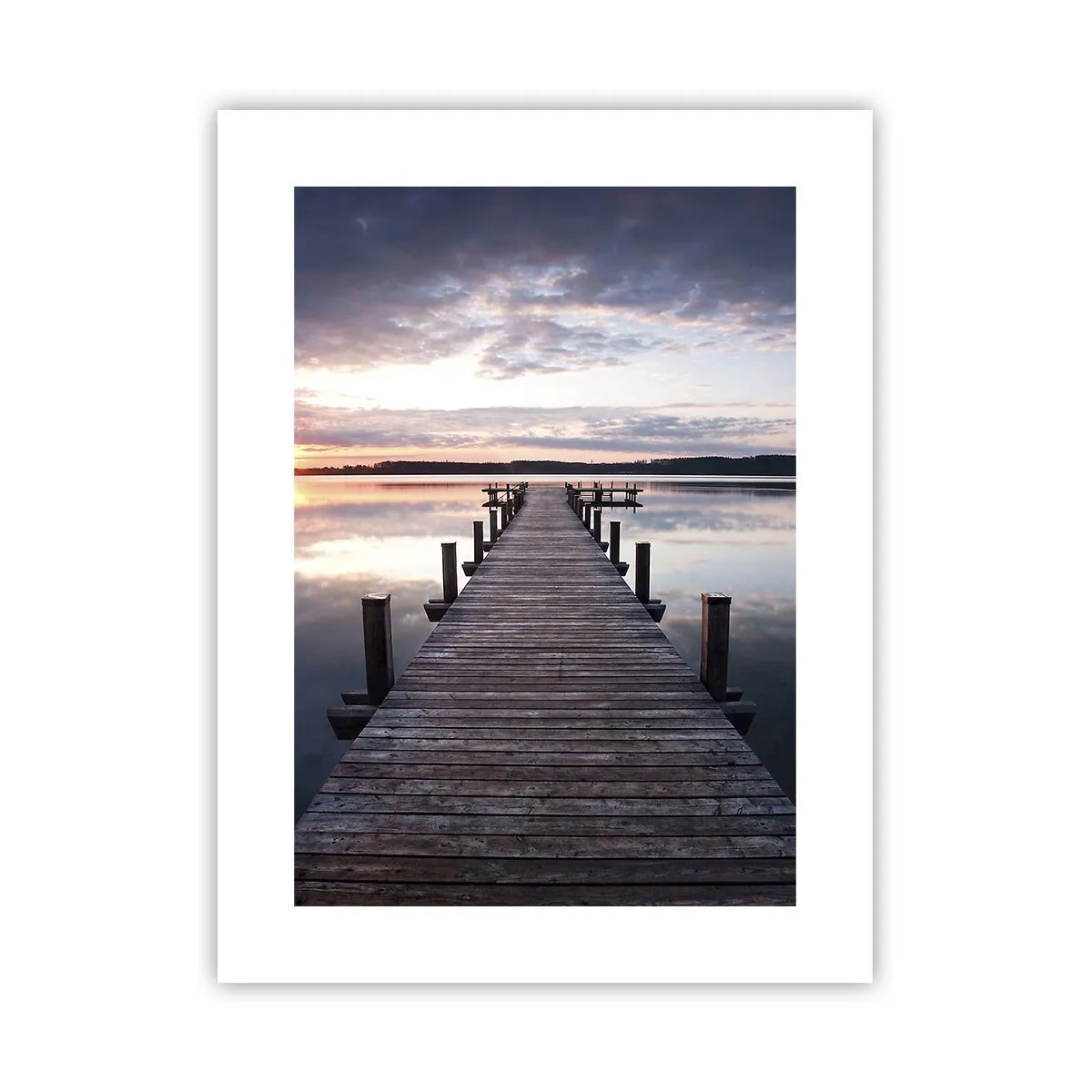 Póster - Frontera silenciosa del día y la noche - 30x40 cm