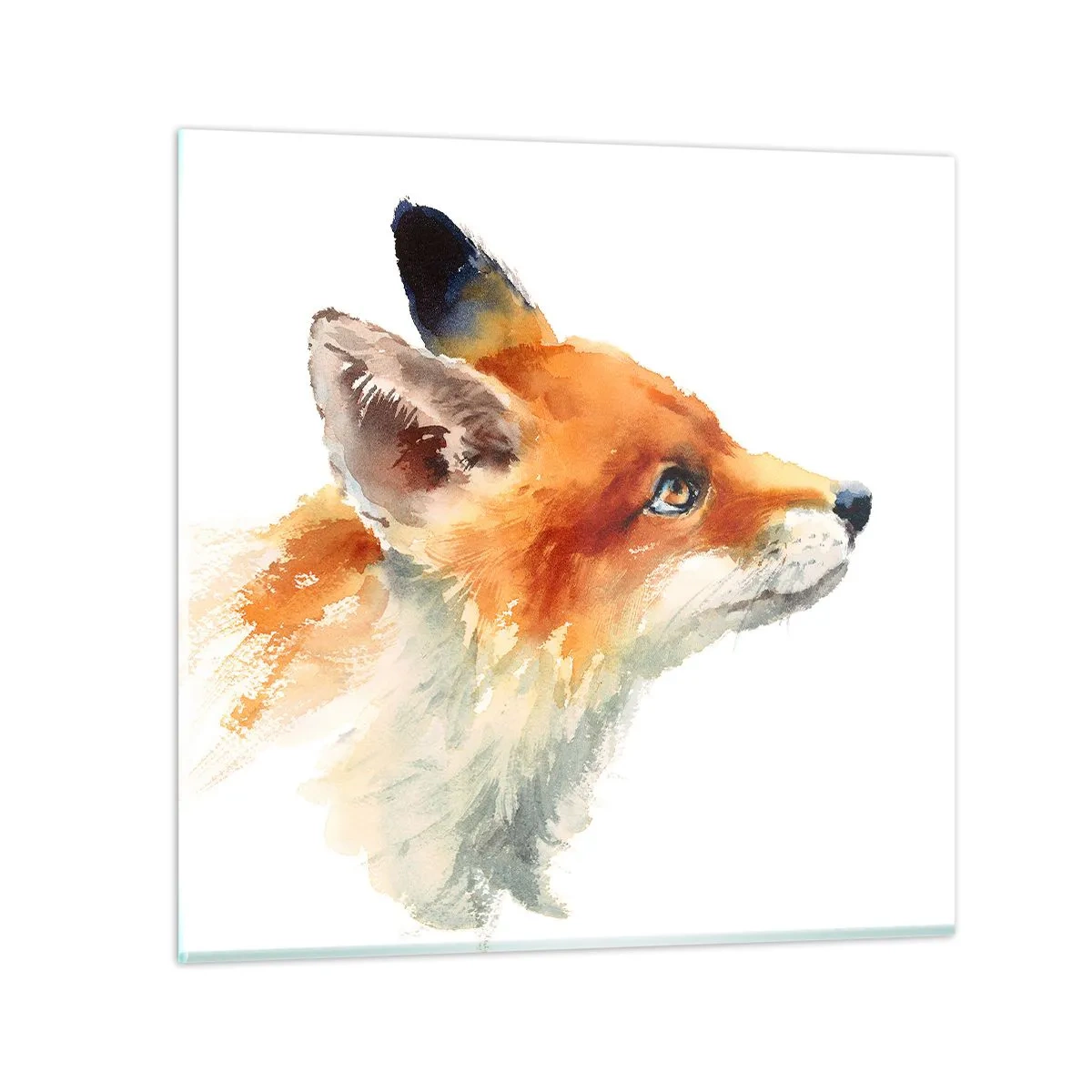 Cuadro sobre vidrio - Impresiones sobre Vidrio - Nunca se es demasiado cuidadoso - 50x50 cm