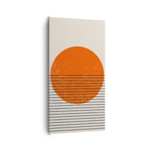 Cuadro sobre lienzo - Impresión de Imagen - Siempre el sol - 65x120 cm