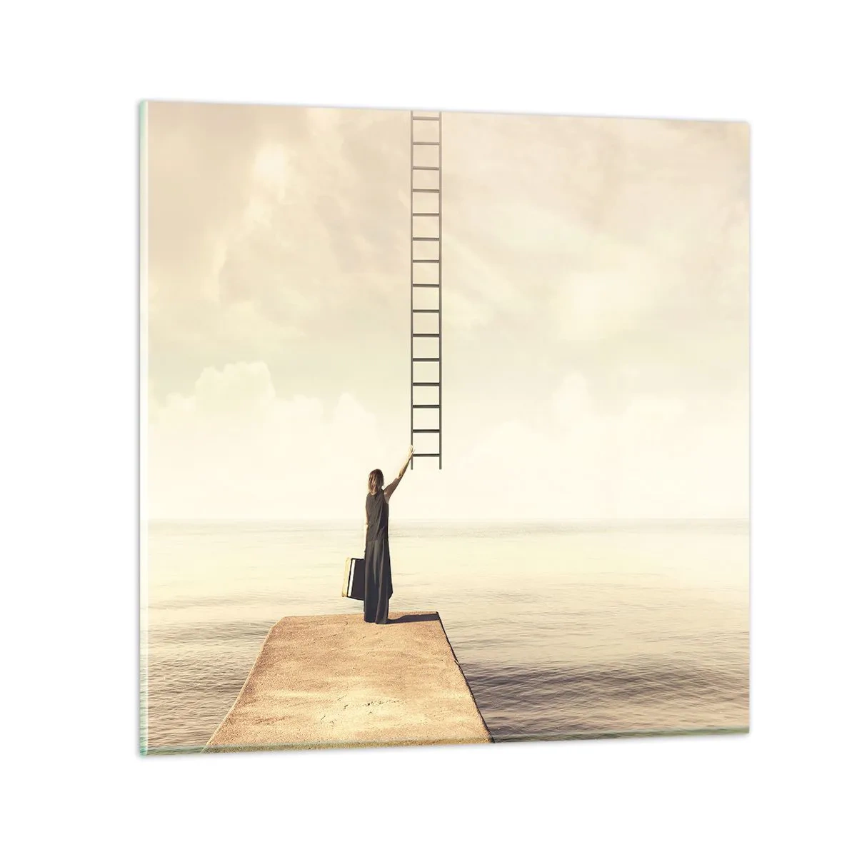 Cuadro sobre vidrio - Impresiones sobre Vidrio - Un viaje mágico - 60x60 cm