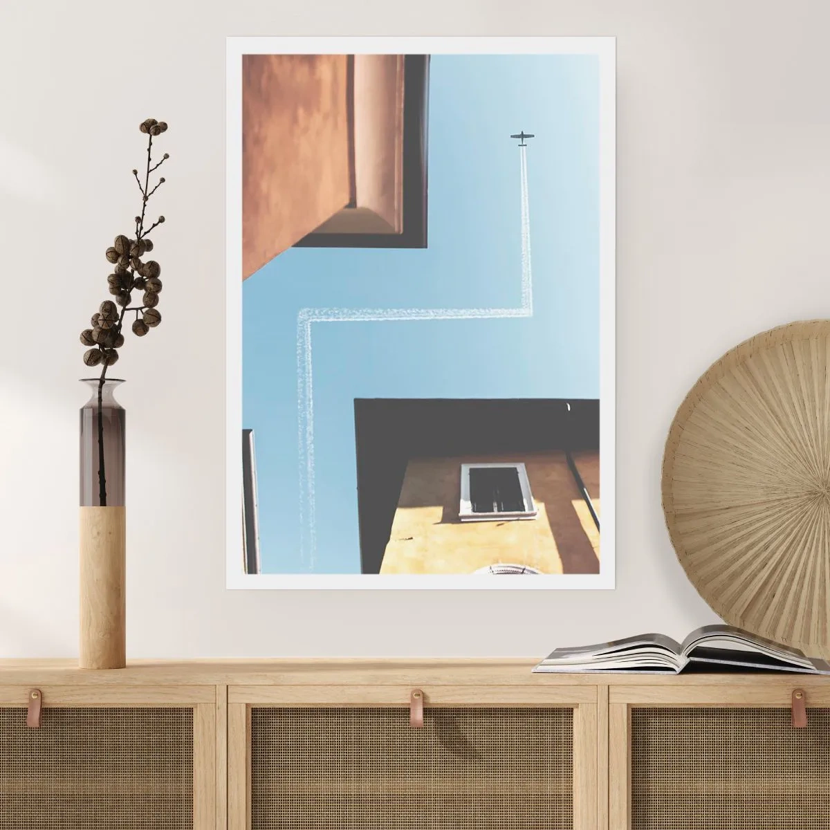 Póster - Por encima del laberinto urbano - 40x50 cm