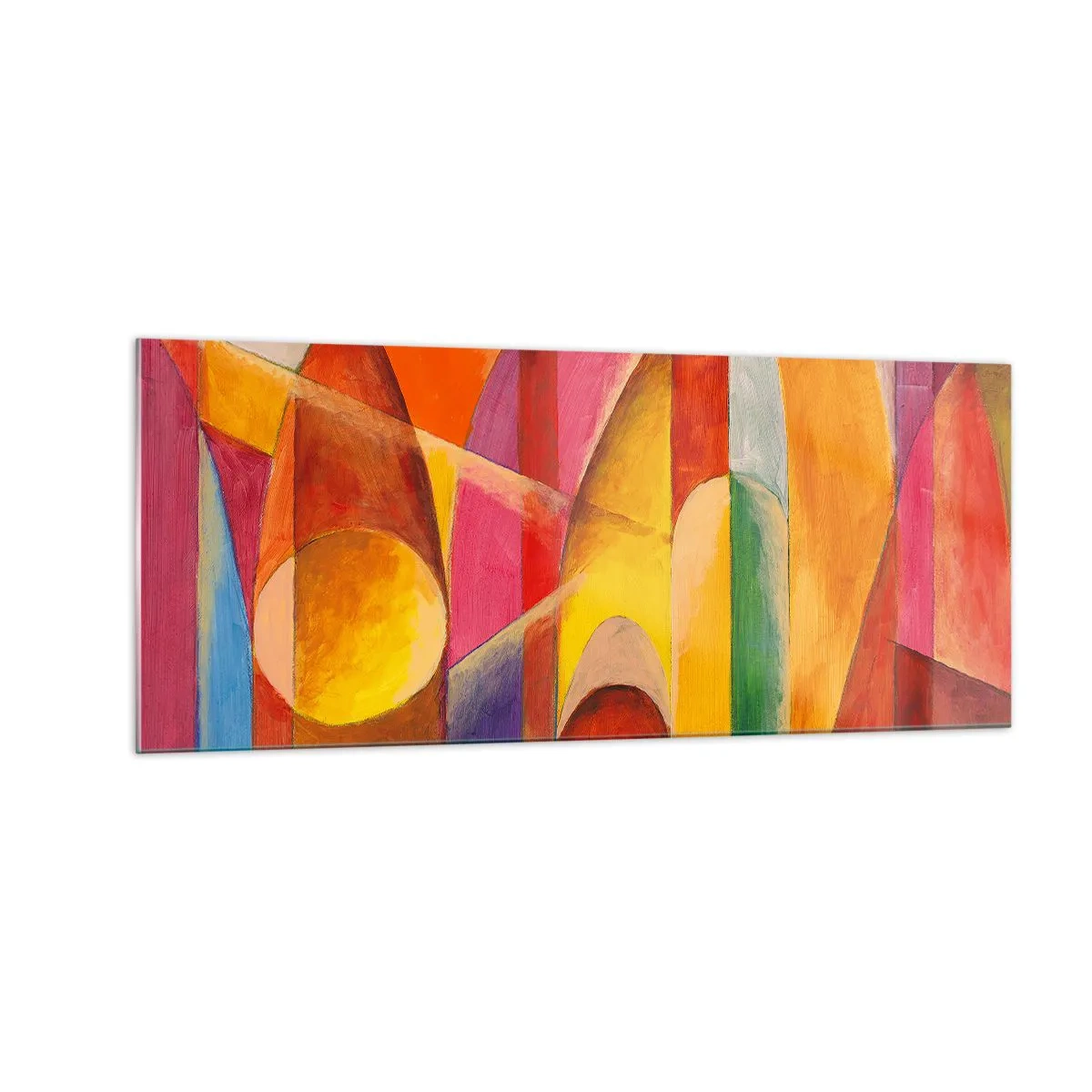Cuadro sobre vidrio - Impresiones sobre Vidrio - Catedral del sol - 100x40 cm