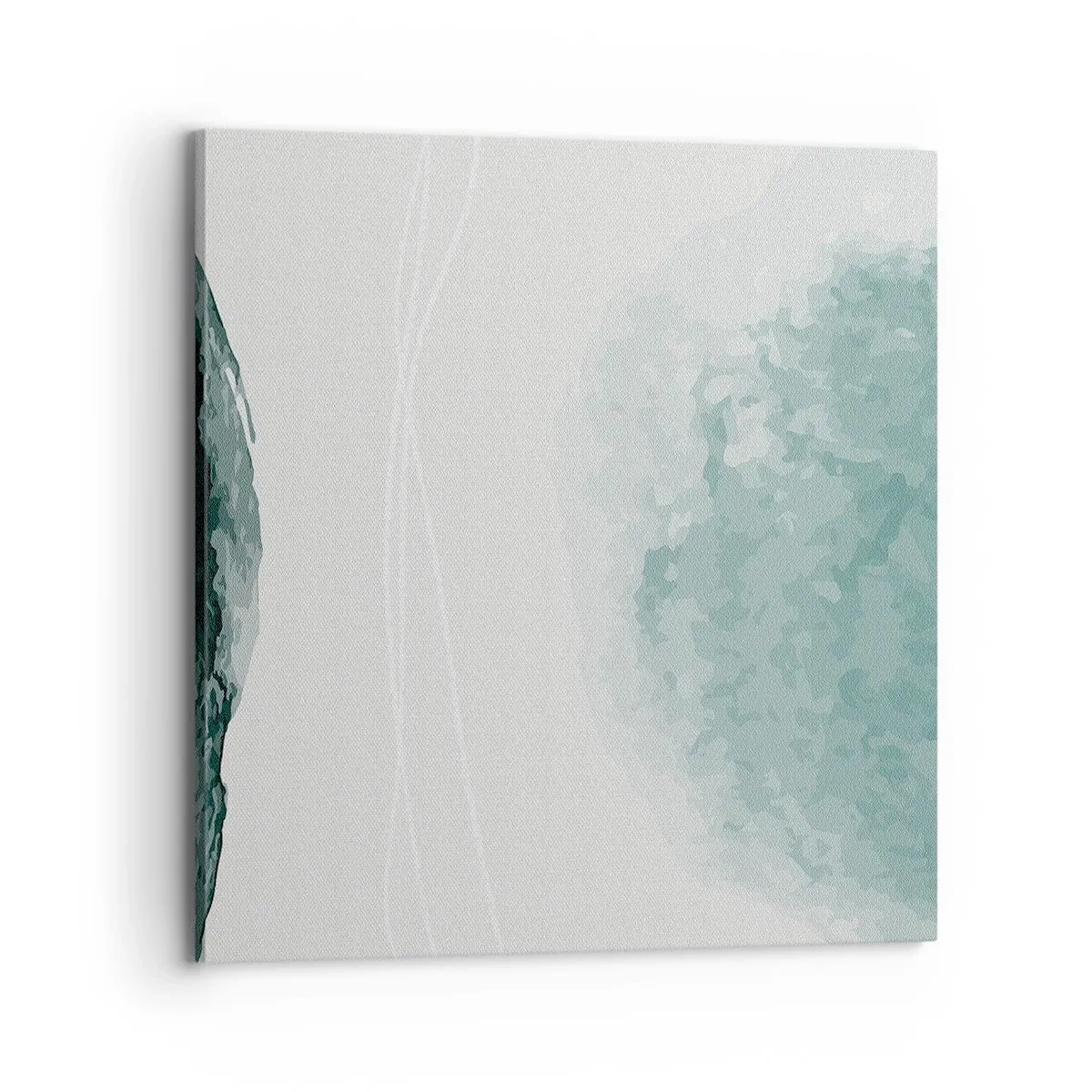 Cuadro sobre lienzo - Impresión de Imagen - Un encuentro con la niebla - 70x70 cm