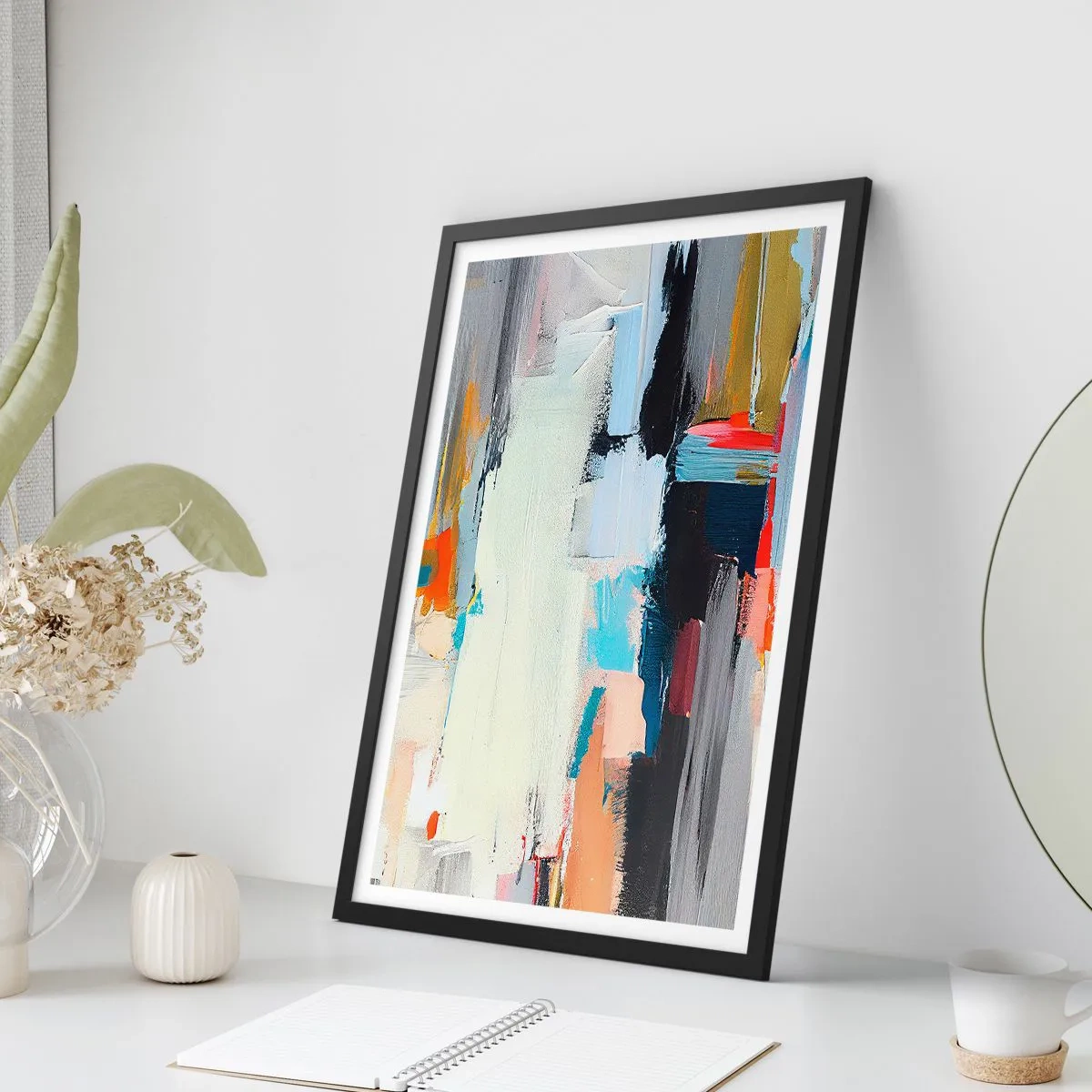 Póster en marco negro - ¿Existe un método único? - 70x100 cm