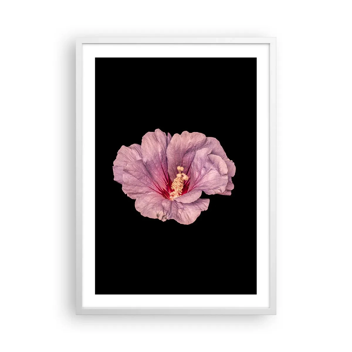 Póster en marco blanco - Directo al corazón - 50x70 cm