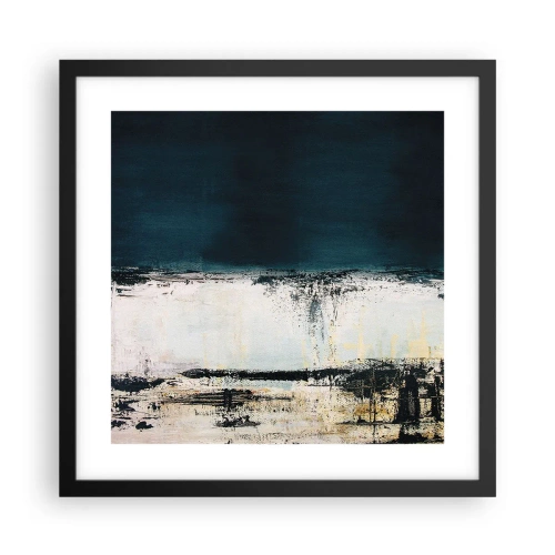 Póster en marco negro - Composición horizontal - 40x40 cm