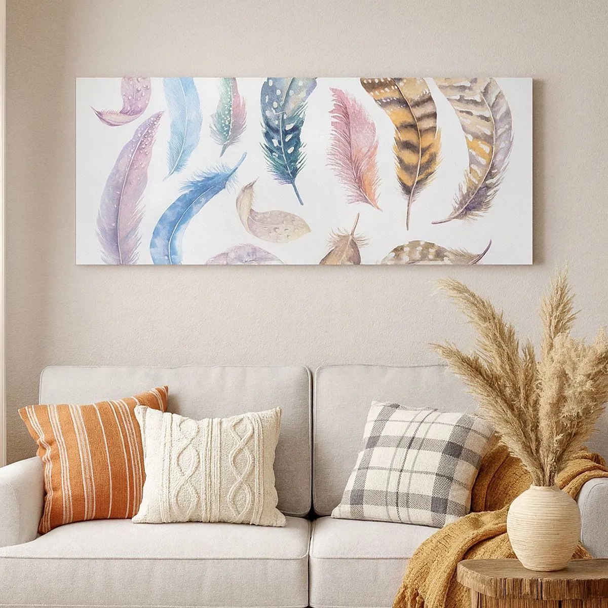 Cuadro sobre lienzo - Impresión de Imagen - Ligero, colorido y multicolor - 100x40 cm