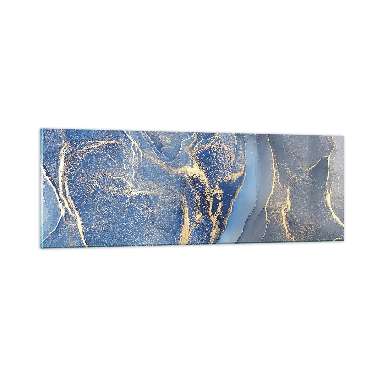 Cuadro sobre vidrio - Impresiones sobre Vidrio - Polvo de oro - 90x30 cm