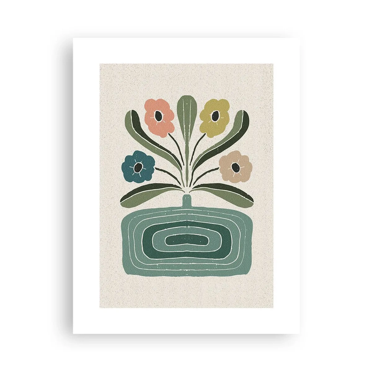 Póster - Ramo simétrico - 30x40 cm