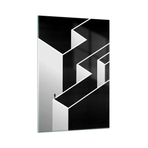 Cuadro sobre vidrio - Impresiones sobre Vidrio - Soledad en la cumbre - 70x100 cm