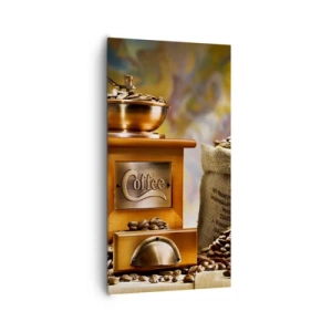 Cuadro sobre lienzo - Impresión de Imagen - El crujido de los granos, el ruido del molino - 65x120 cm