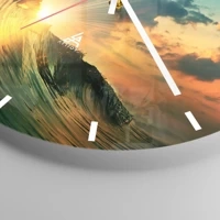 Esfera sin numeración, con rayas