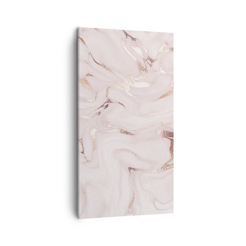 Cuadro sobre lienzo - Impresión de Imagen - En rosa - 45x80 cm