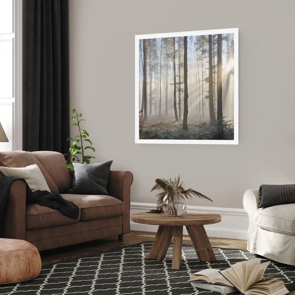 Póster - La niebla también está despierta - 60x60 cm