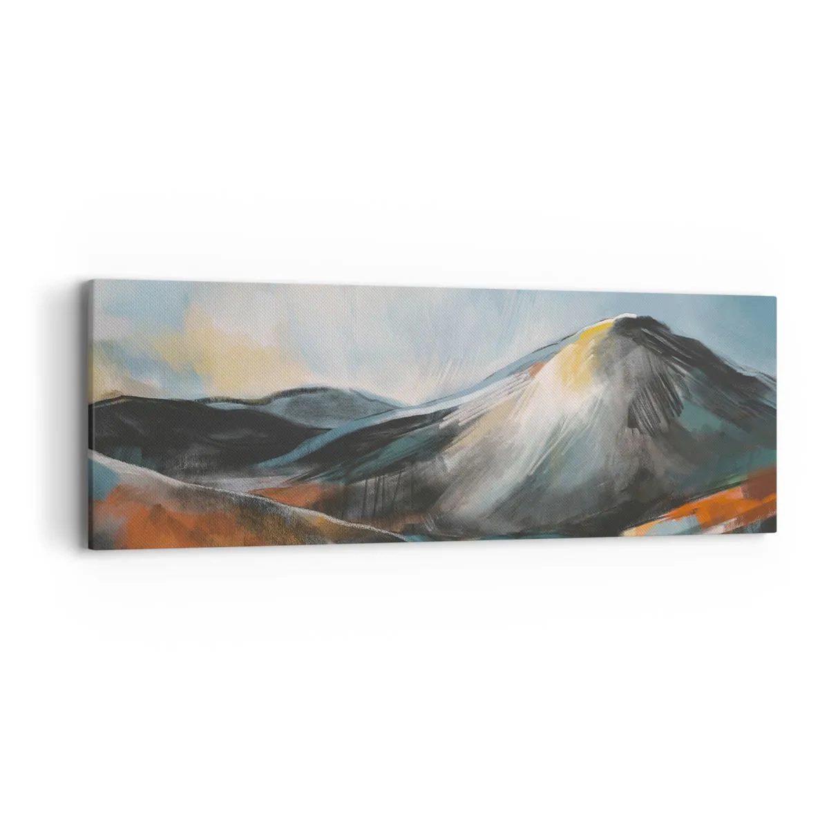 Cuadro sobre lienzo - Impresión de Imagen - Crudo y bello - 90x30 cm