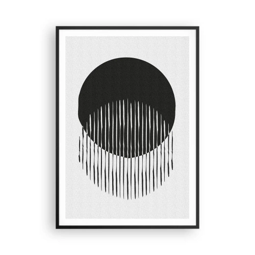 Póster en marco negro - Su alter ego - 70x100 cm