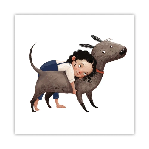 Póster - Mejores amigos - 60x60 cm