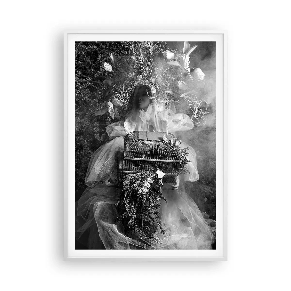 Póster en marco blanco - La madre misma - La naturaleza - 70x100 cm