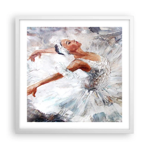 Póster en marco blanco - Suave y ligera - 50x50 cm