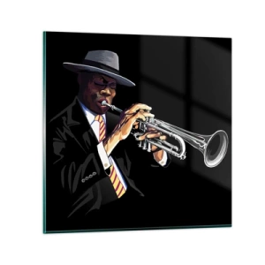 Cuadro sobre vidrio - Impresiones sobre Vidrio - El encanto de la vieja escuela - 70x70 cm