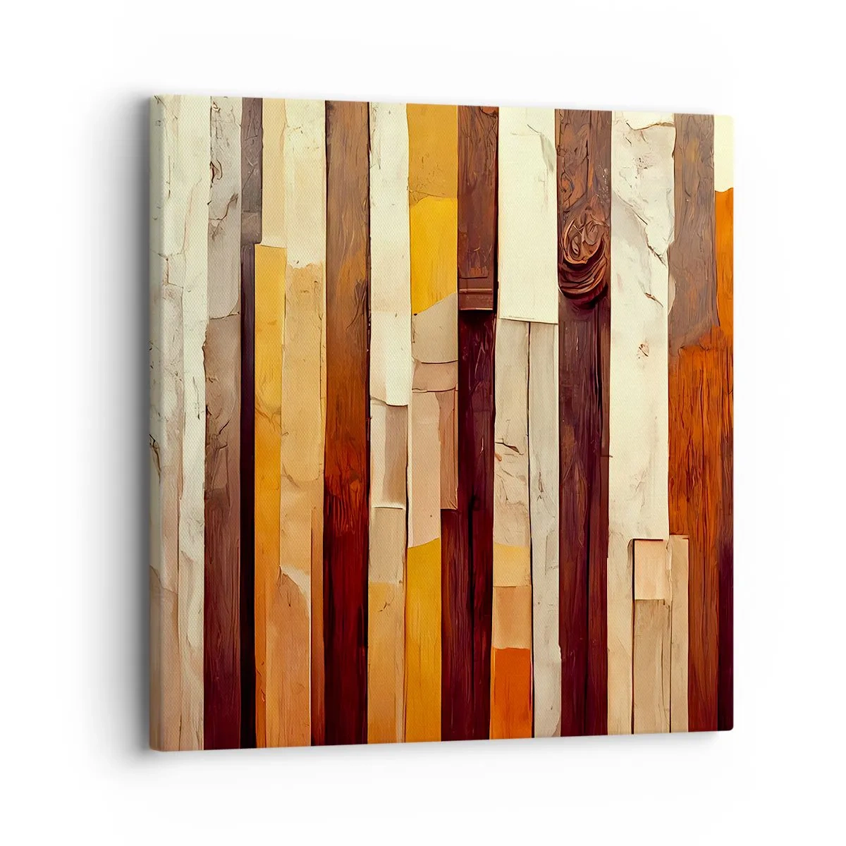 Cuadro sobre lienzo - Impresión de Imagen - Himno de los árboles del bosque - 30x30 cm