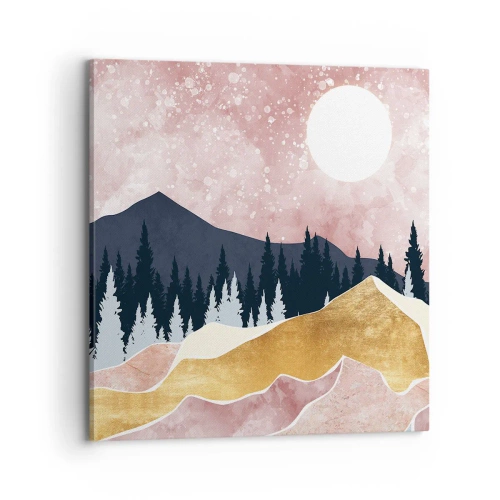 Cuadro sobre lienzo - Impresión de Imagen - Vigilancia nocturna - 70x70 cm