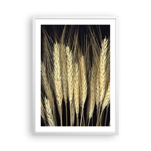 Póster en marco blanco - Magia rústica - 50x70 cm