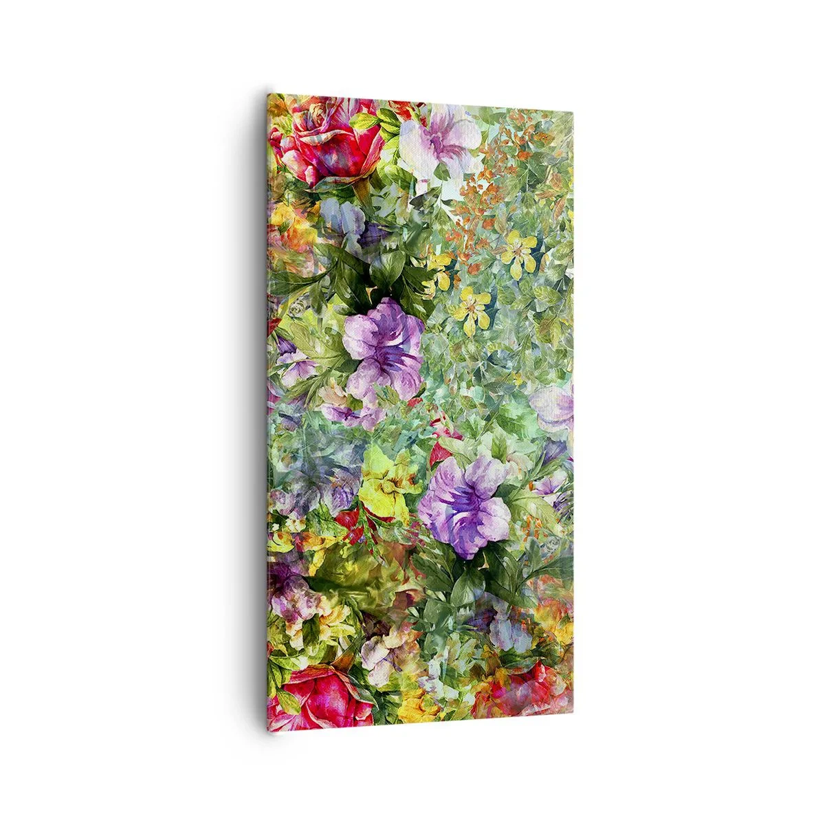 Cuadro sobre lienzo - Impresión de Imagen - En flores a la perdición - 65x120 cm