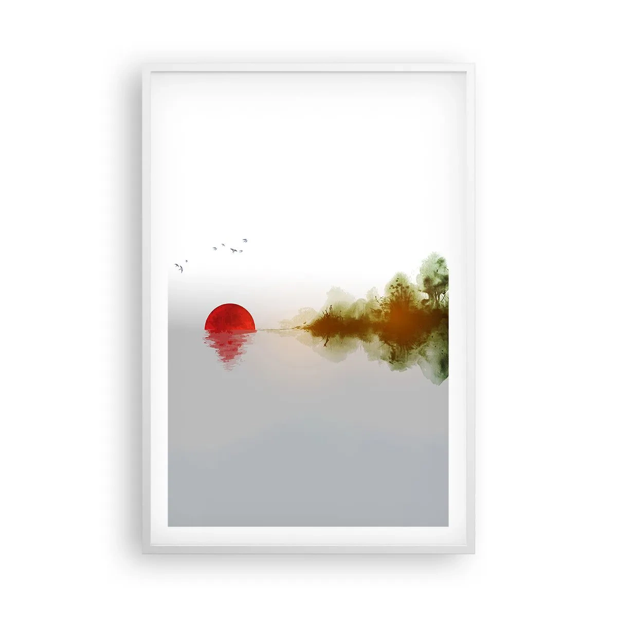 Póster en marco blanco - Una promesa de paz - 61x91 cm