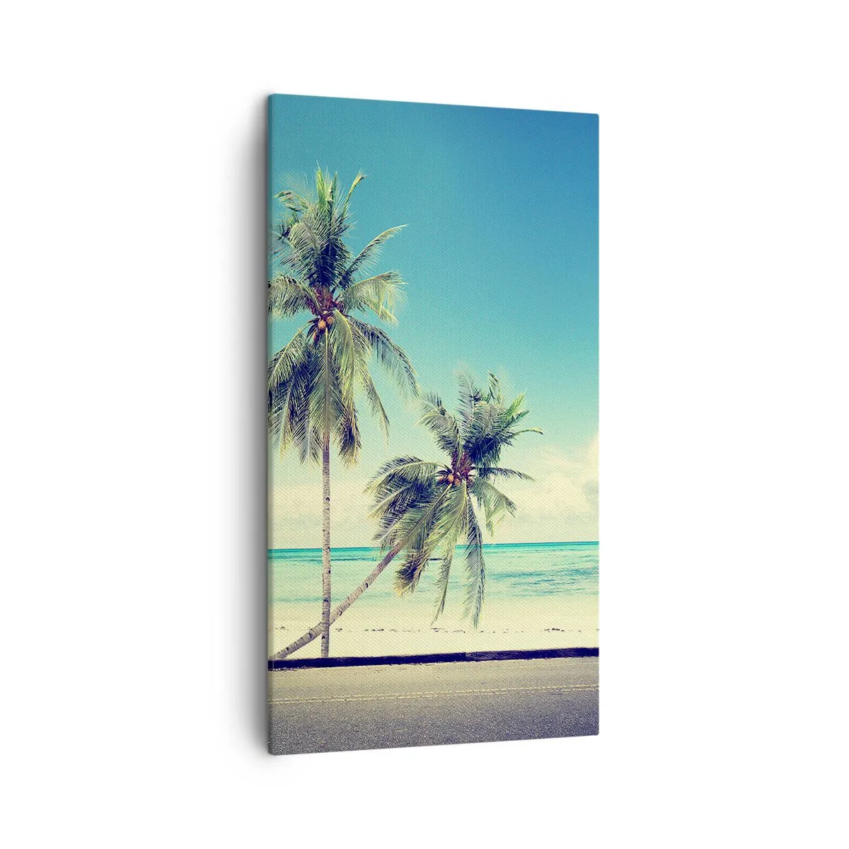 Cuadro sobre lienzo - Impresión de Imagen - Comienzan las vacaciones - 45x80 cm