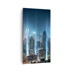 Cuadro sobre lienzo - Impresión de Imagen - De Berlín al cielo - 55x100 cm