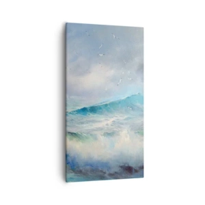Cuadro sobre lienzo - Impresión de Imagen - La fuerza del viento - 55x100 cm