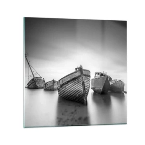 Cuadro sobre vidrio - Impresiones sobre Vidrio - Ahora solo quedan los recuerdos... - 30x30 cm