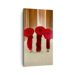 Cuadro sobre lienzo - Impresión de Imagen - En el camino a la Tierra Pura - 45x80 cm