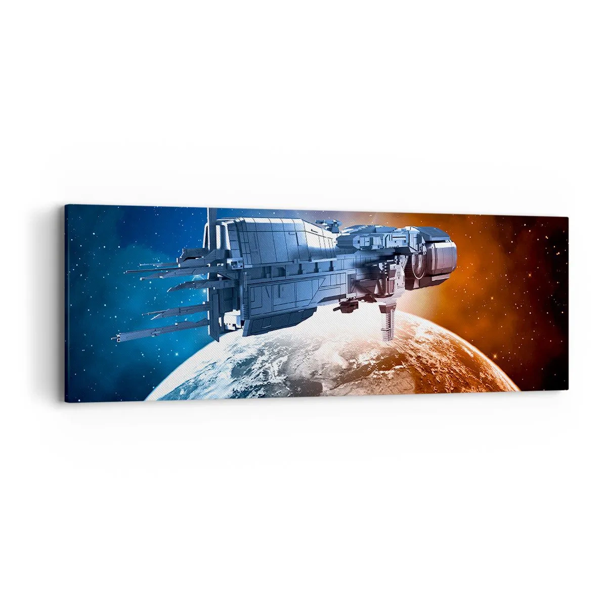 Cuadro sobre lienzo - Impresión de Imagen - Un observador atento - 90x30 cm