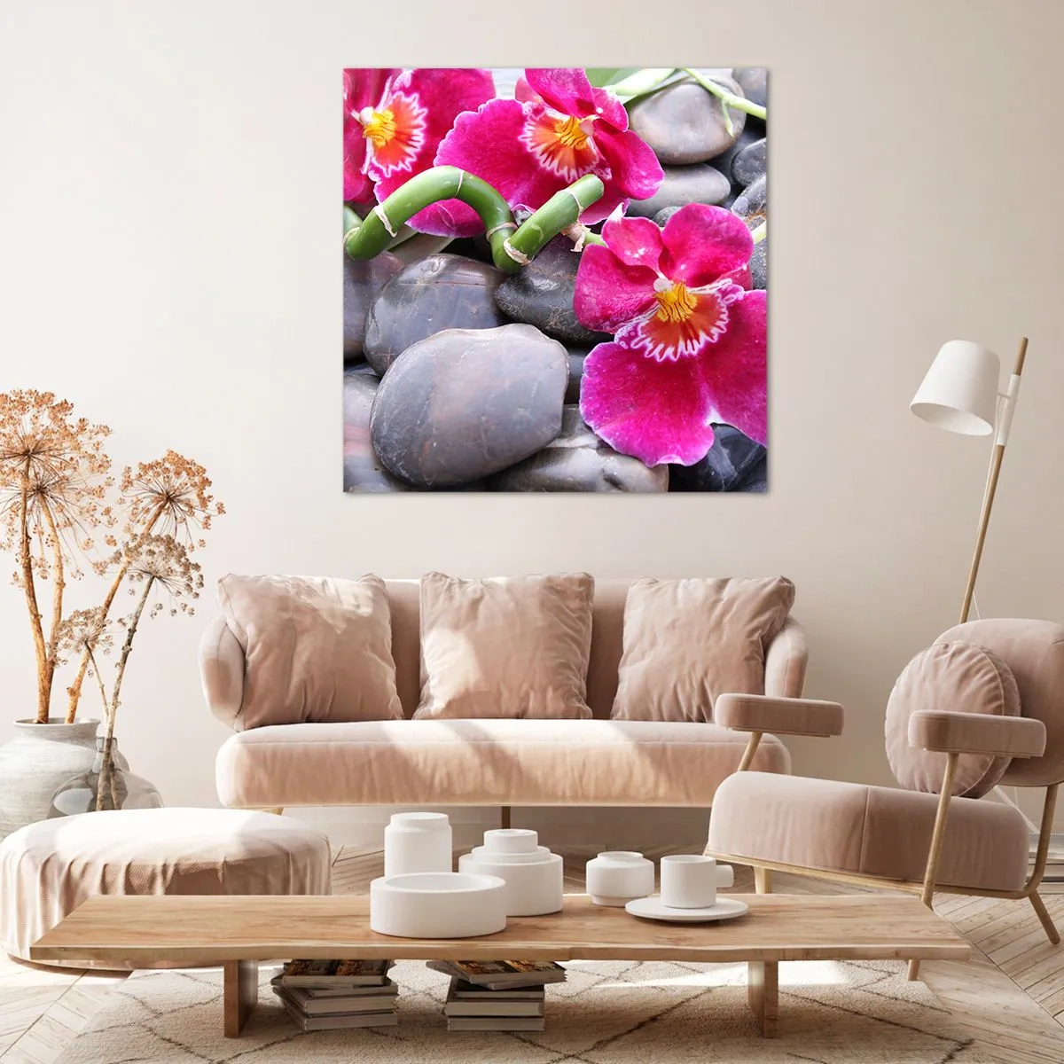 Cuadro sobre lienzo - Impresión de Imagen - Frío y calor - 30x30 cm