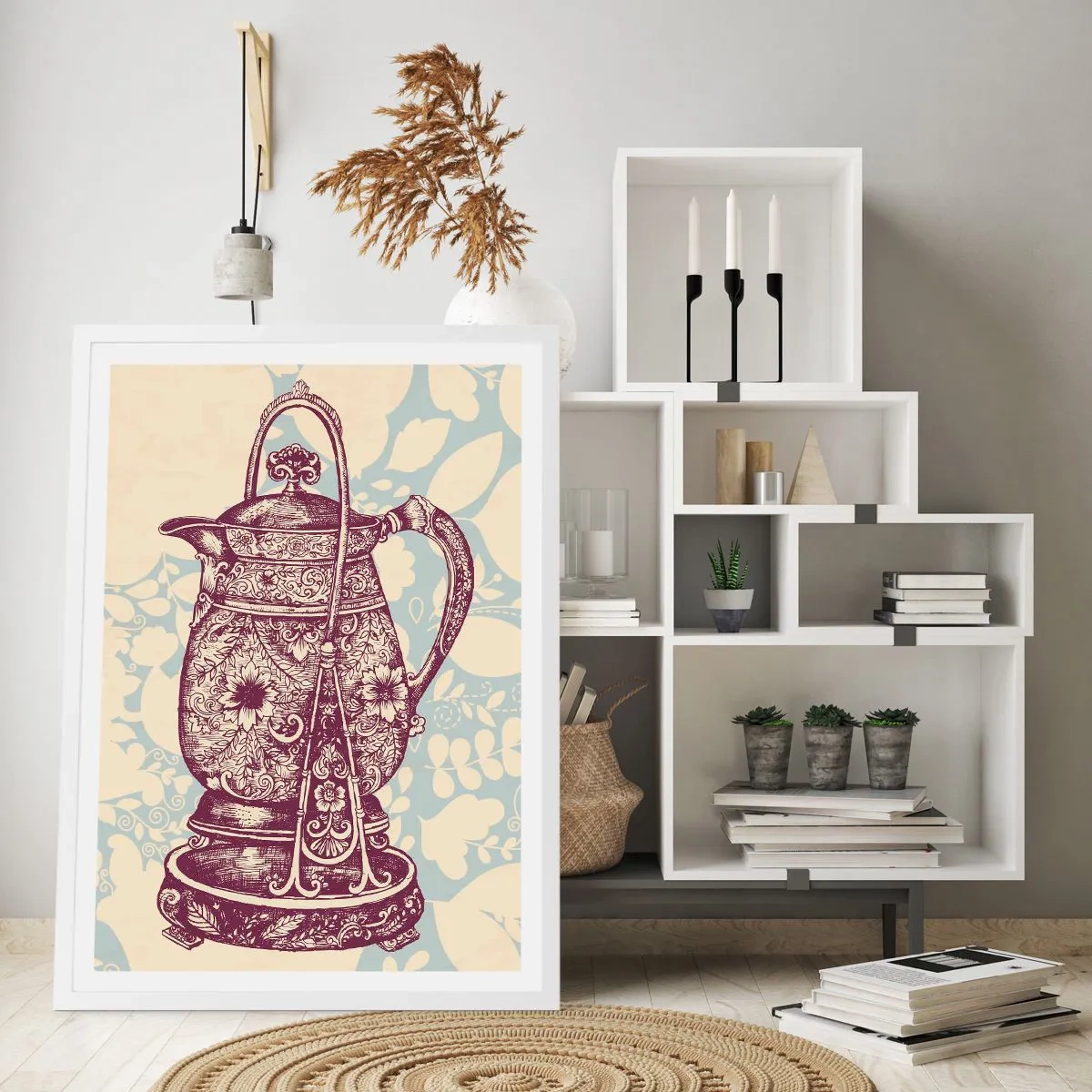 Póster en marco blanco - La belleza de lo cotidiano - 70x100 cm